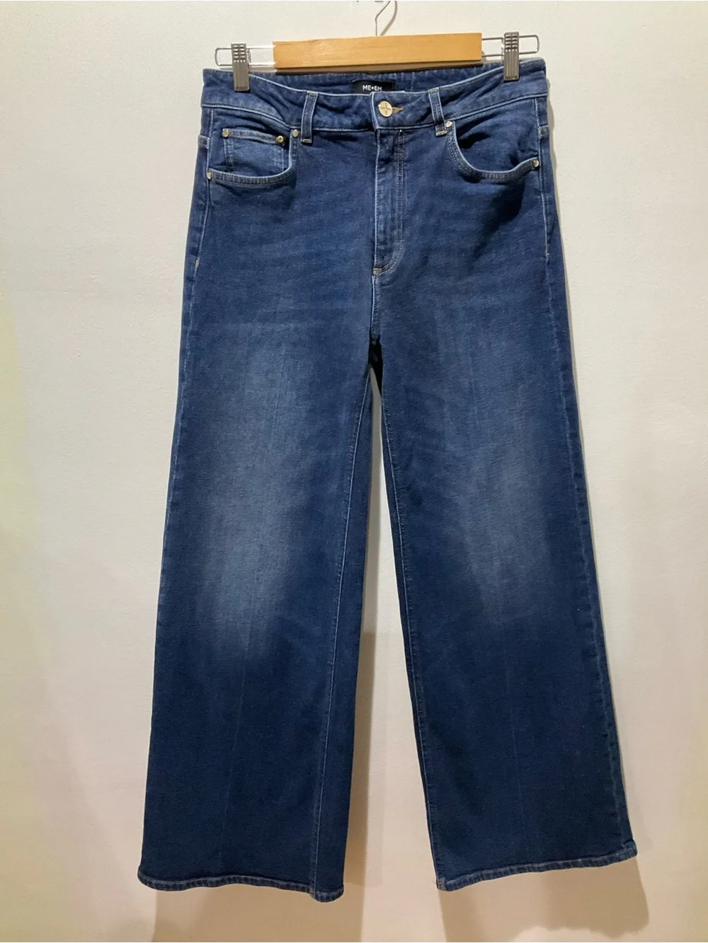 ME+EM Ultimate Wide-Leg Jeans, Sz 28